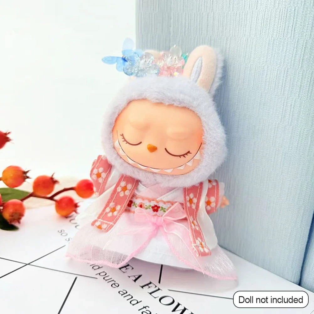 labubu V3 doll outfit National ancient style Mid-Autumn Festival Accessories