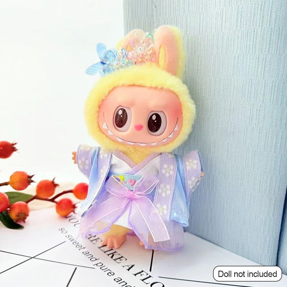 labubu V3 doll outfit National ancient style Mid-Autumn Festival Accessories