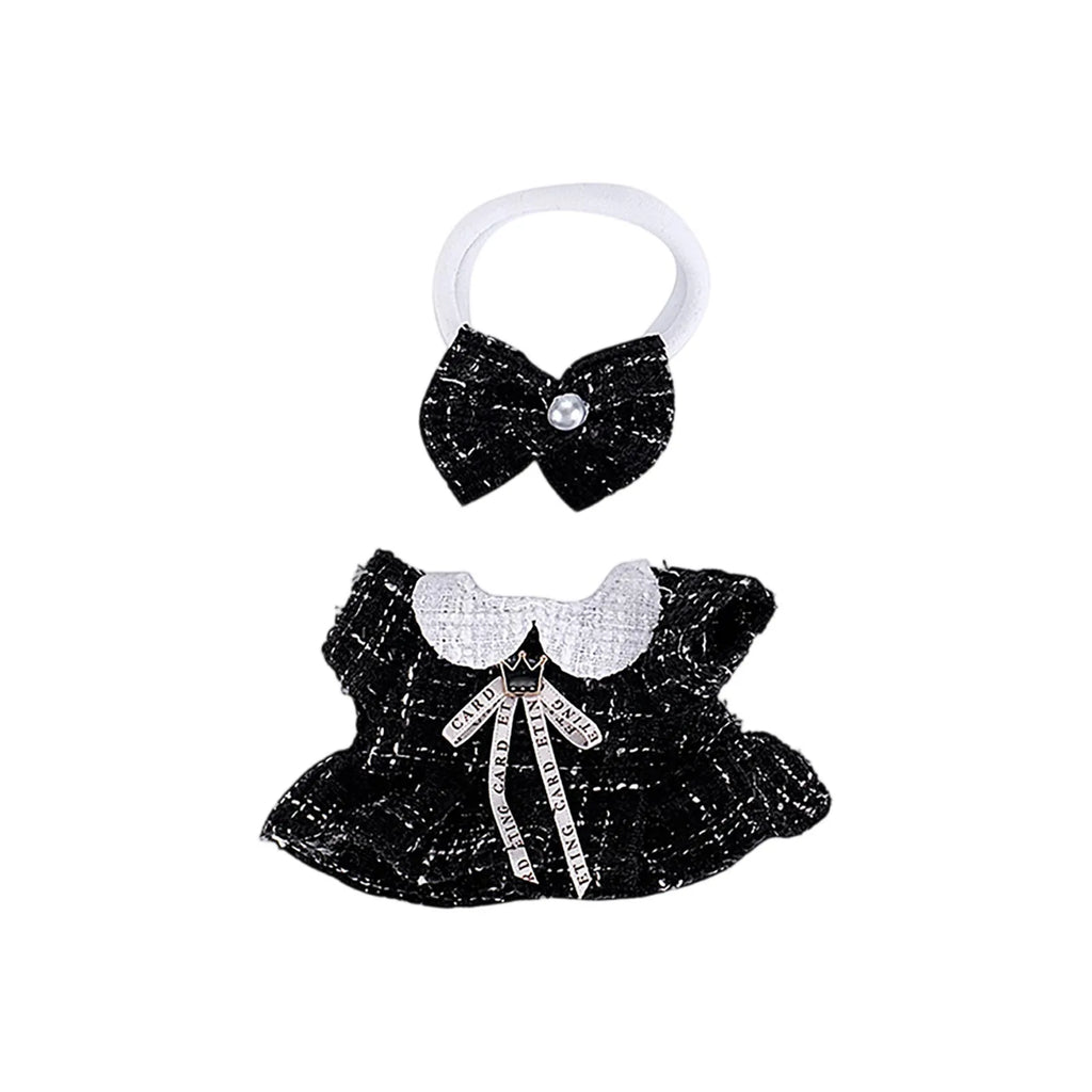 Doll Clothes Set For Labubu 17cm Plush Doll Accessories