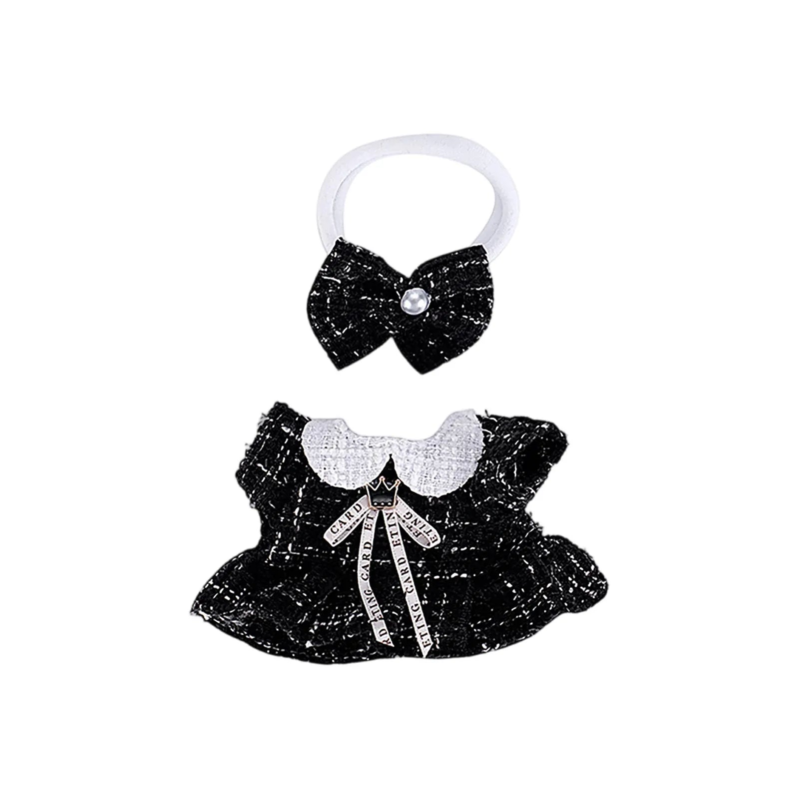 Doll Clothes Set For Labubu 17cm Plush Doll Accessories