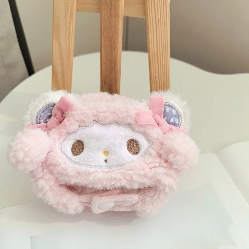 Labubu Cute Plush Headgear Vinyl Doll Hat Accessories