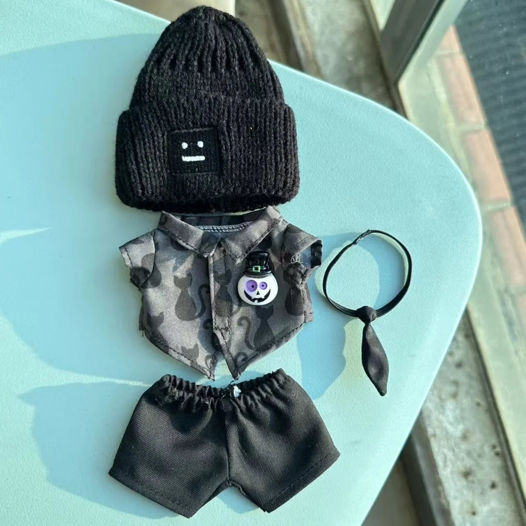 17cm Dolls Clothing For Labubu Outfit