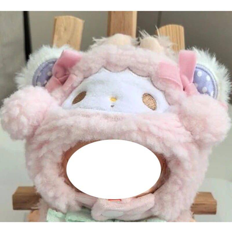 Labubu Cute Plush Headgear Vinyl Doll Hat Accessories