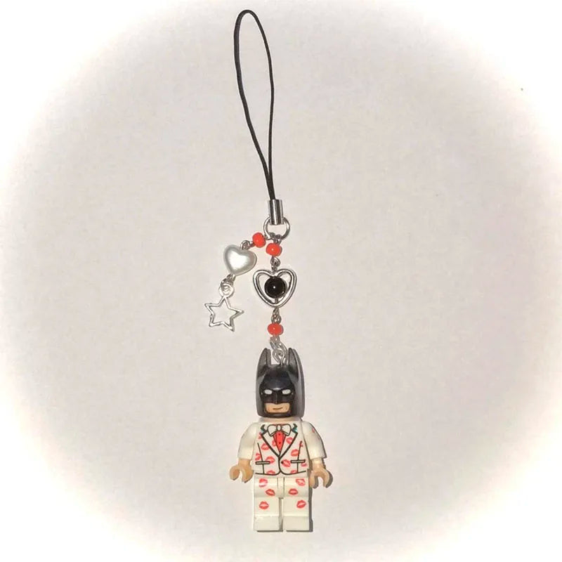 Cartoon 3D Fairy Bat Figure Character Pendant Phone Keychain Personalized Backpack Accessory Gifts for Him Y2k handmade Jewelry