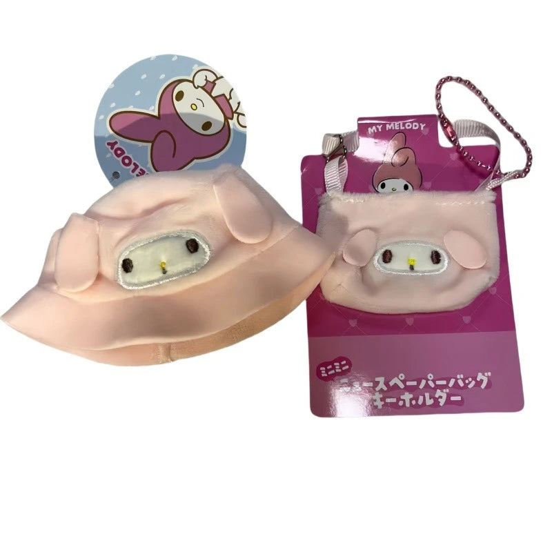 For Labubus doll hat and mini bag Set
