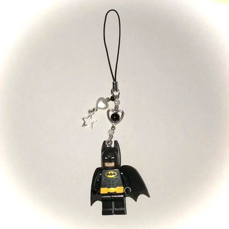 Cartoon 3D Fairy Bat Figure Character Pendant Phone Keychain Personalized Backpack Accessory Gifts for Him Y2k handmade Jewelry