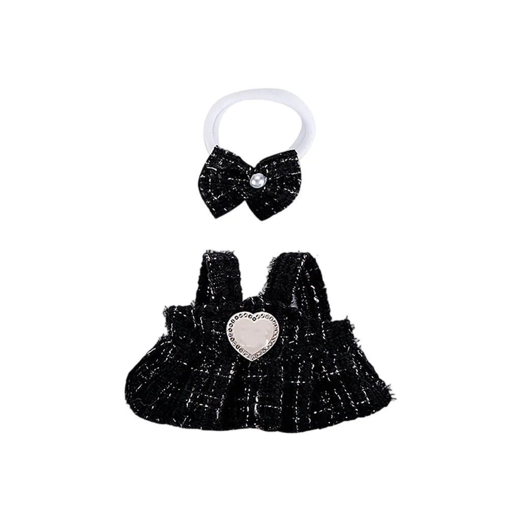 Doll Clothes Set For Labubu 17cm Plush Doll Accessories