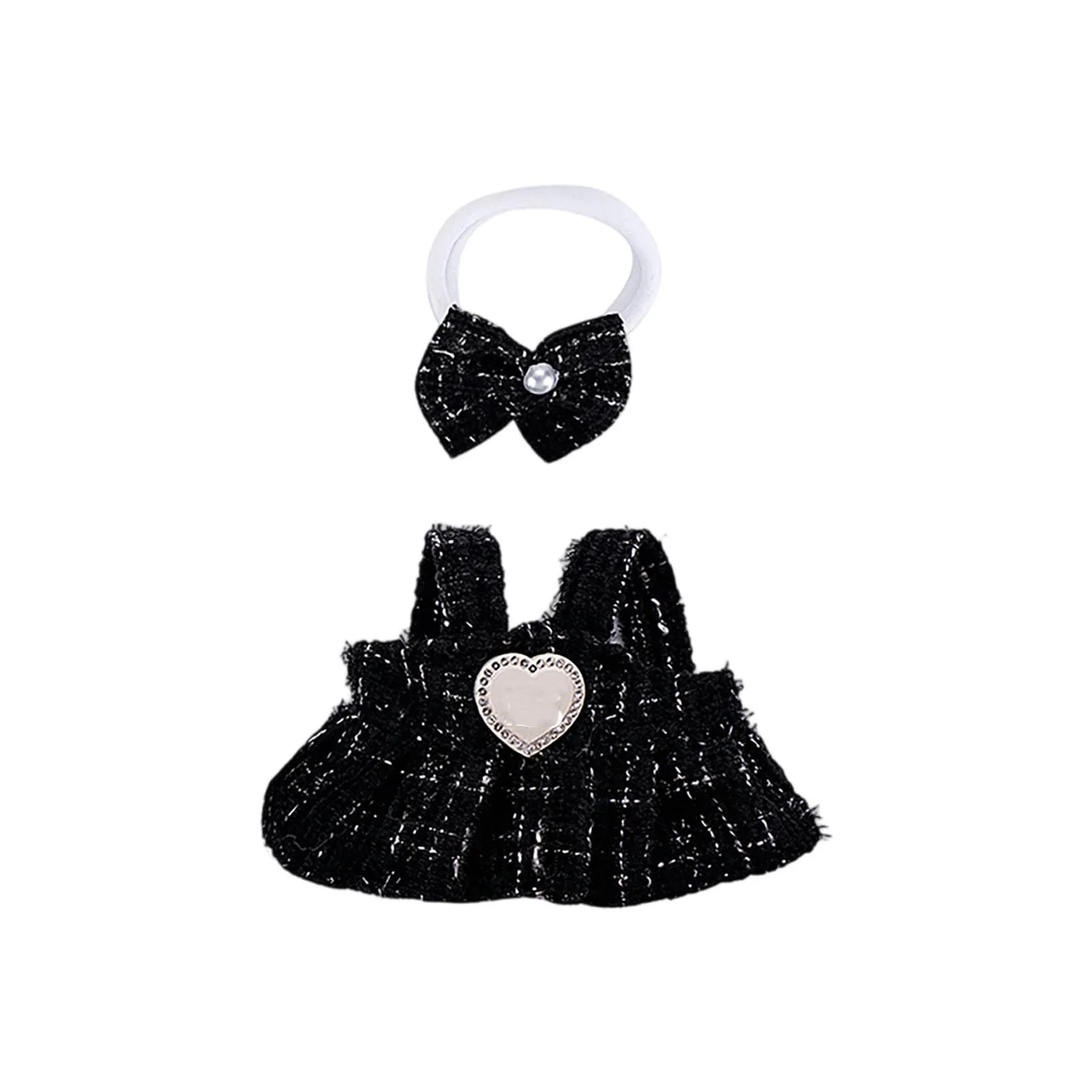 Doll Clothes Set For Labubu 17cm Plush Doll Accessories