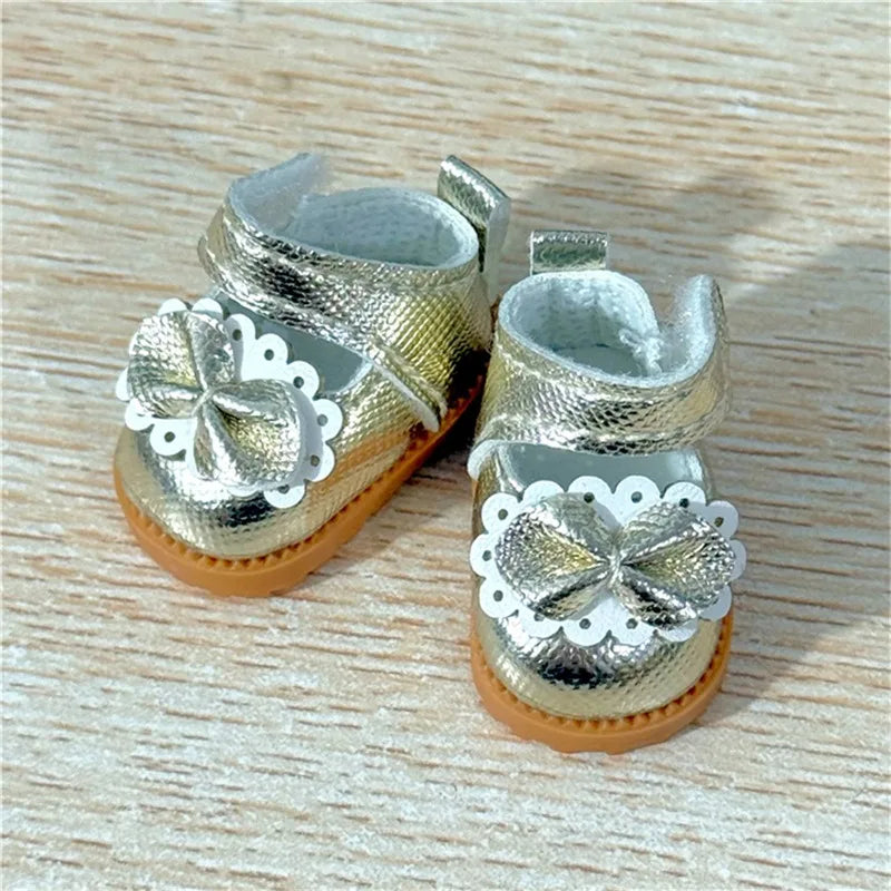For 15 17cm Labubu Doll Clothes Princess Dress Bow Tie Two-Piece Set Outfit Clothing Sitting Party Game Toys Gift Accessories