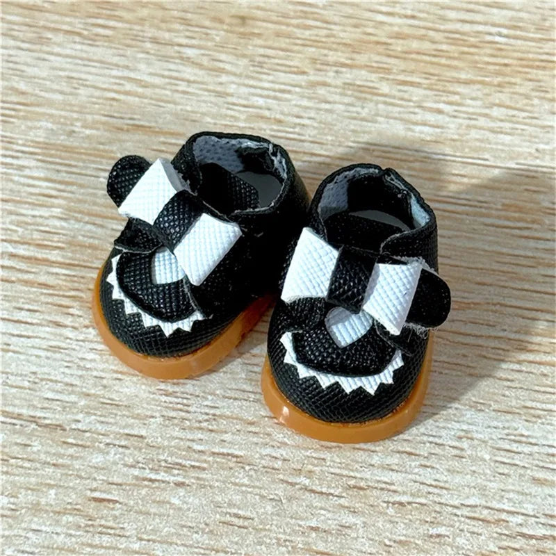 For 15 17cm Labubu Doll Clothes Princess Dress Bow Tie Two-Piece Set Outfit Clothing Sitting Party Game Toys Gift Accessories