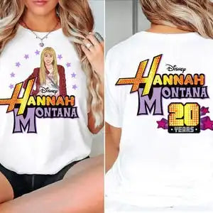 2-Sided Hannah Montana 20Th Anniversary Shirt Pop Star Tee, Magic Kingdom