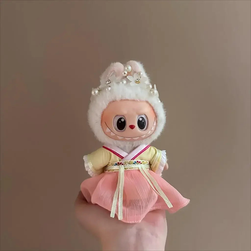 labubu V3 doll outfit National ancient style Mid-Autumn Festival Accessories