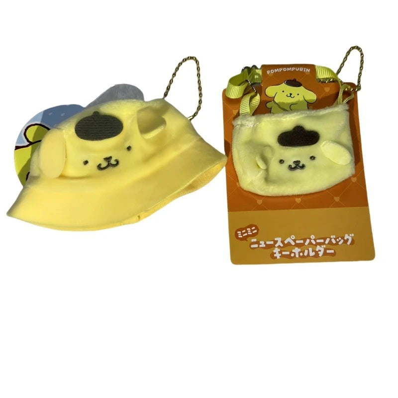 For Labubus doll hat and mini bag Set