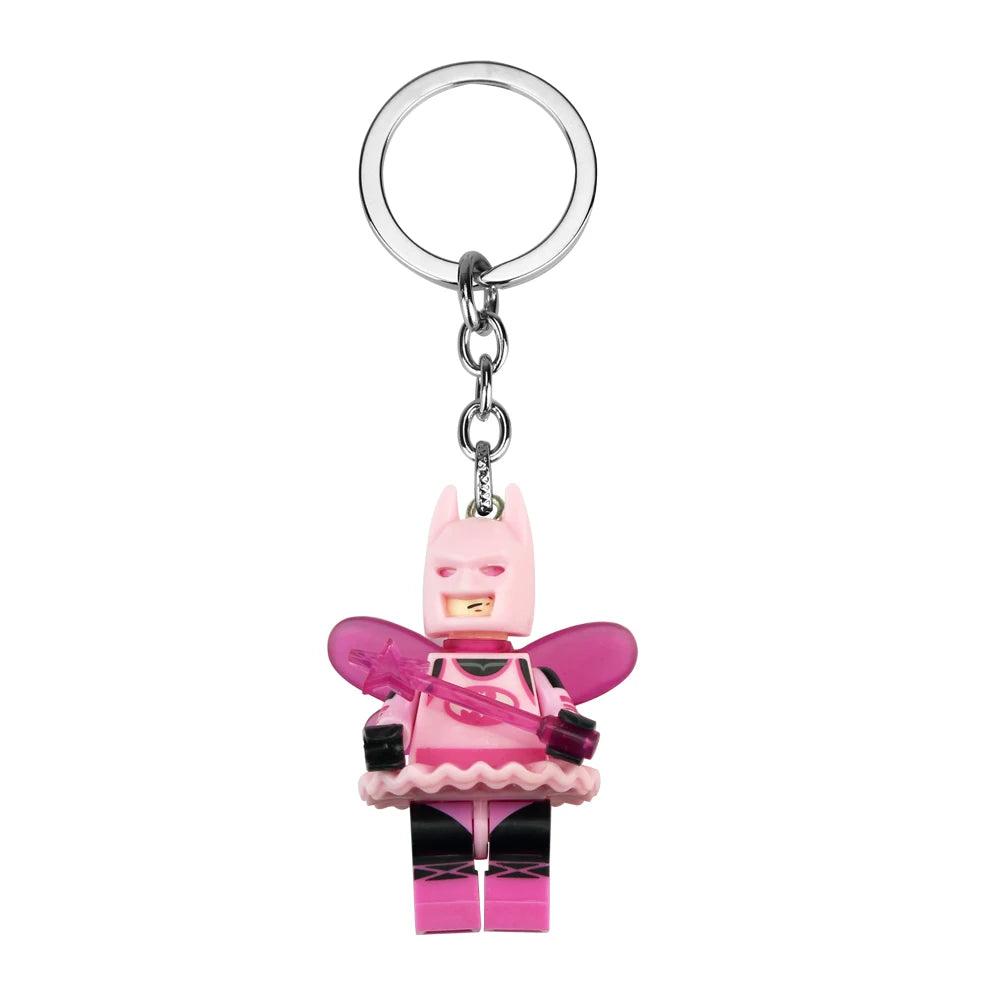 Cartoon 3D Fairy Bat Figure Character Pendant Phone Keychain Personalized Backpack Accessory Gifts for Him Y2k handmade Jewelry
