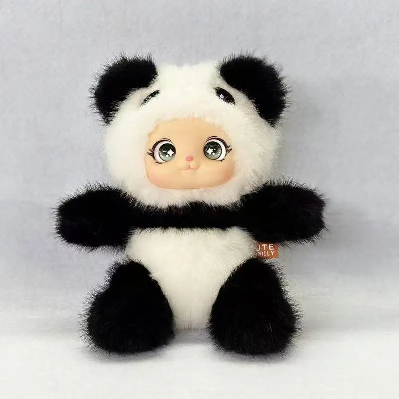 18cm Kawaii Cute Animals Vinyl Face Plush Toys Animal Toys Pendant Rabbit Bear Sheep Gift for Animal Enthusiasts Kids Hang Bag